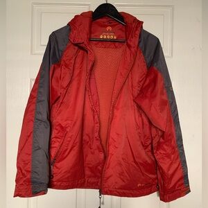 Men’s Outventure Red Hooded Jacket US Small